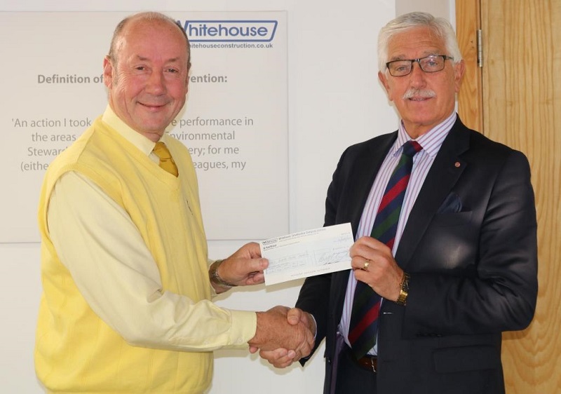 Whitehouse Construction Raises Money for Defence and National Rehabilitation Centre