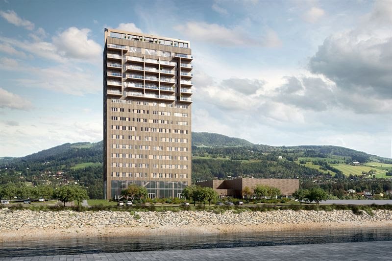 Tallest Wooden Building in the World Under Construction