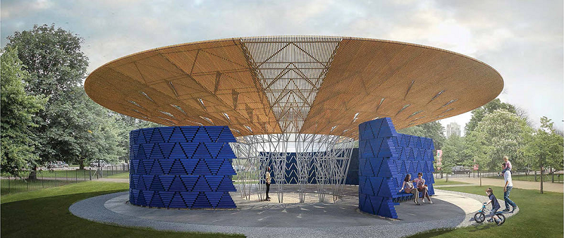 The 2017 Serpentine Pavillion in Kensington Gardens Extends Stay