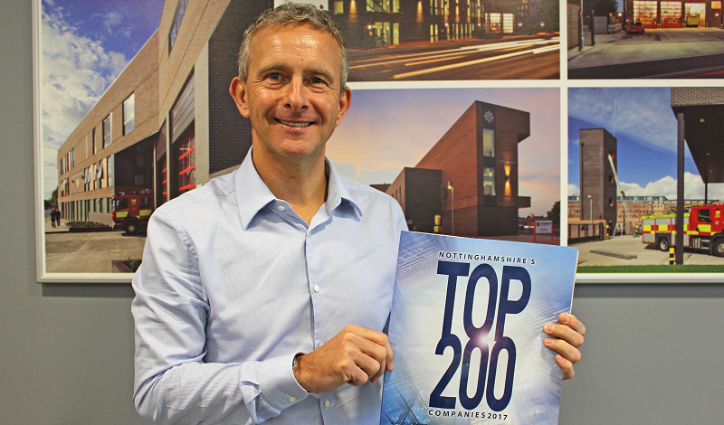 J Tomlinson Moves Up Nottinghamshire's Top 200 Companies