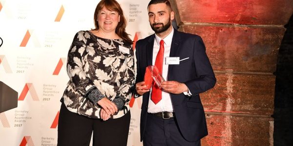 Huseyin Bozdogan, Construction Apprentice for Berkeley Group Named Best Apprentice