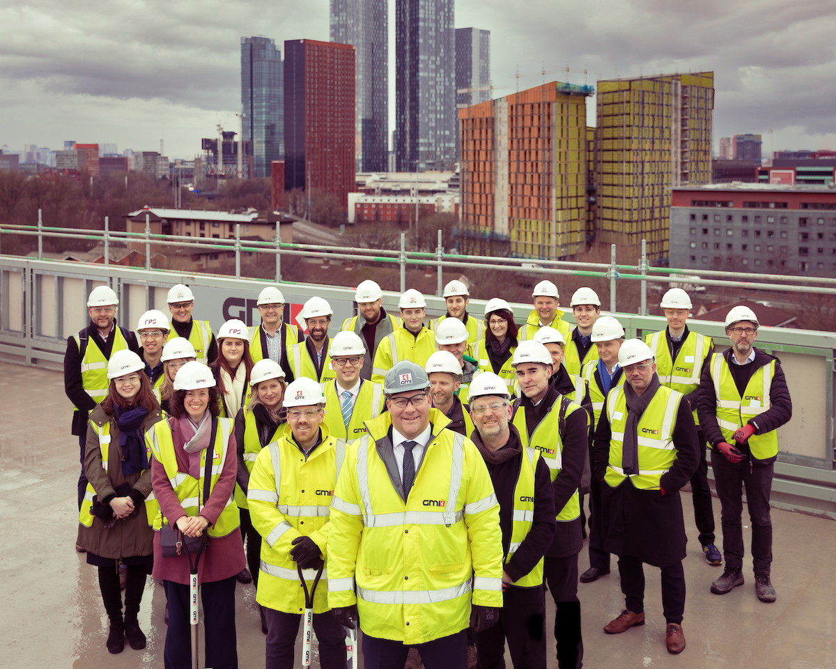 New Manchester Student Residence Reaches Topping out Stage