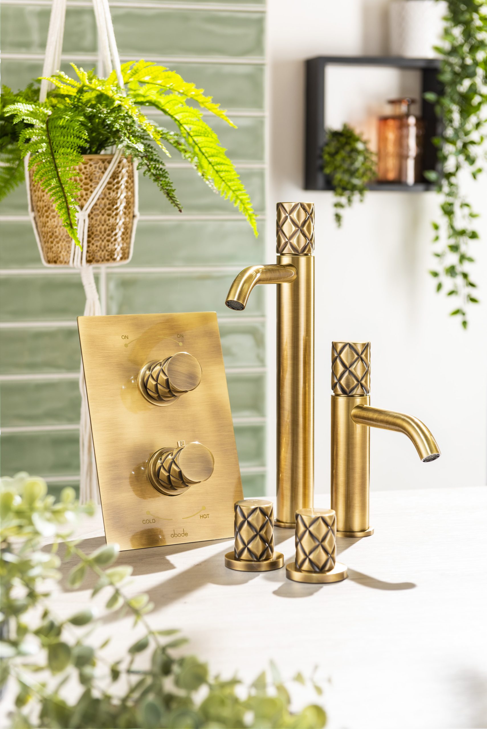 Abode Launches Kite Bathroom Collection with Diamond-Style Embossing