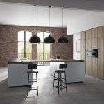Loft-style kitchen in new Just Grey & Dark Split Oak by Rotpunkt