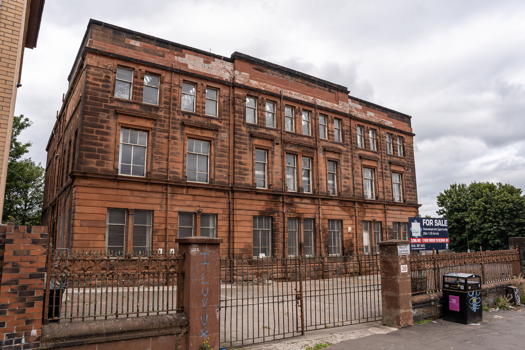 Outside the old Napiershall Street School building3 1 KELVIN PROPERTIES BEGINS WORK ON 'GOLD STANDARD'  RESTORATION OF 19TH CENTURY SCHOOL IN GLASGOW'S WEST END AS PART OF 49-HOME DEVELOPMENT