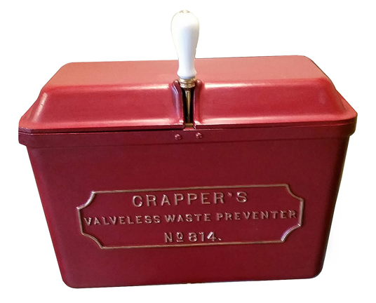 Pictured is the 814 Low Level Cistern in Crapper Red from Thomas Crapper Bring Edwardian styling to your home from Thomas Crapper