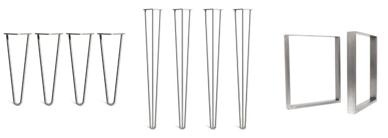 metal coffee table legs