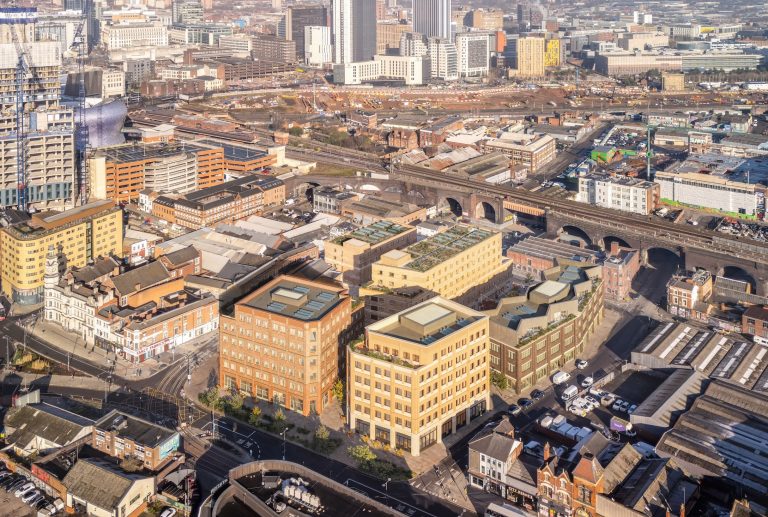 Hartwell unveils £100 million Phoenix Yard regeneration plans for former ironworks site in Digbeth aerial CGI copy