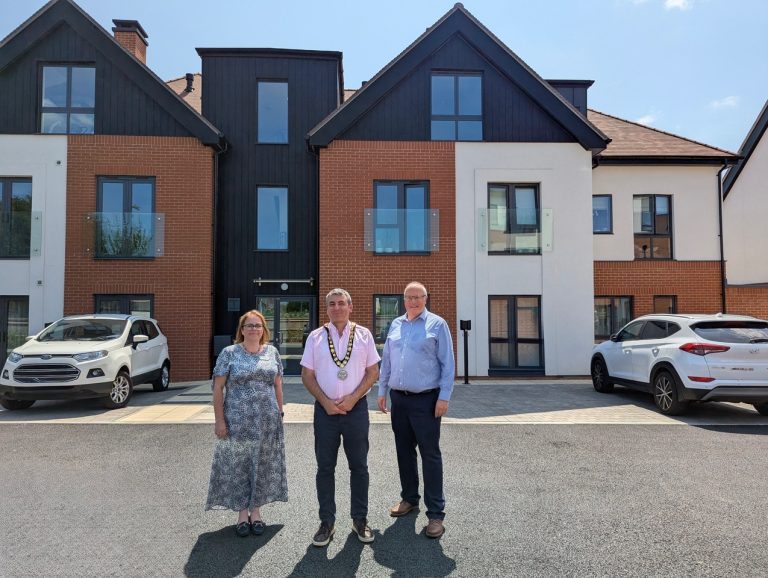 Official opening of new almshouses at Thames Ditton