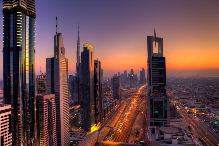 Skyline of Dubai Financial District