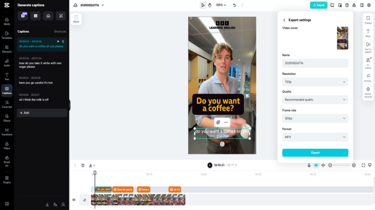 AI Caption Generator