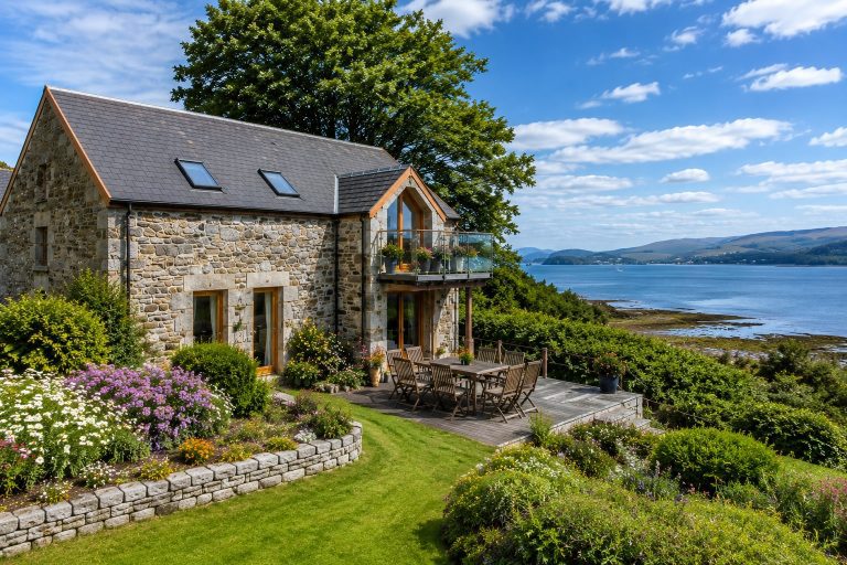 Coastal barn conversion Scotland
