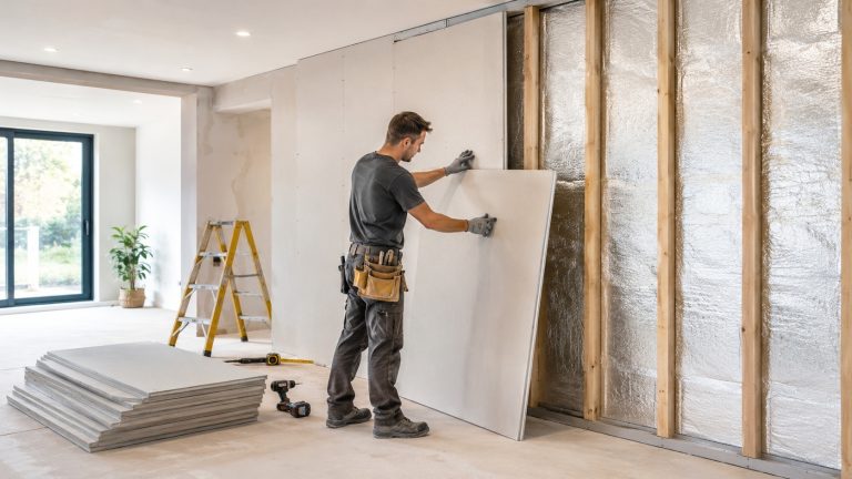 Using Insulated Plasterboard to Improve Thermal Performance During Renovation Projects Insulated plasterboard installation for thermal performance improvement