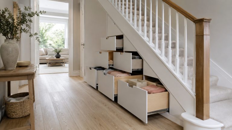 under stairs drawers