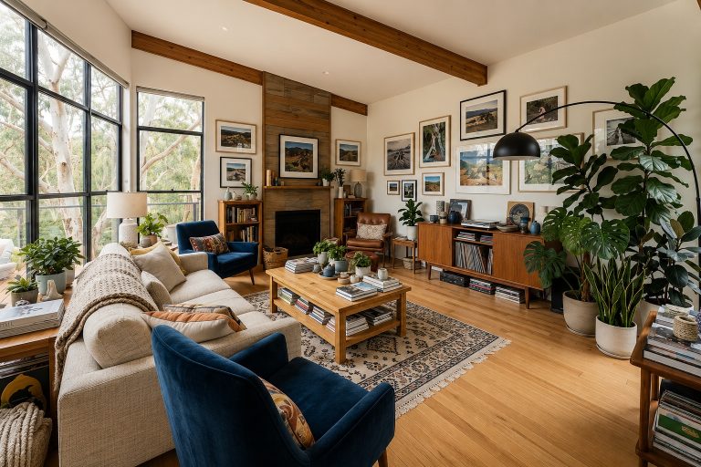 How Do You Avoid Overcrowding Your Rooms When Buying Decor? Spacious living room arranged with balanced furniture and minimal decor