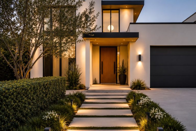 How to Elevate Your Home’s First Impression with Contemporary Curb Appeal Contemporary curb appeal with modern landscaping and stylish home exterior