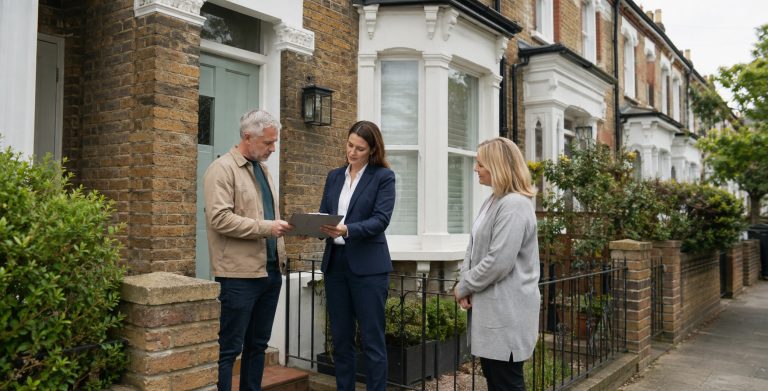 Selling a Property With Tenants in 2026: Ground 1A and Sale Options Landlord discussing the sale of a tenanted property with a property professional