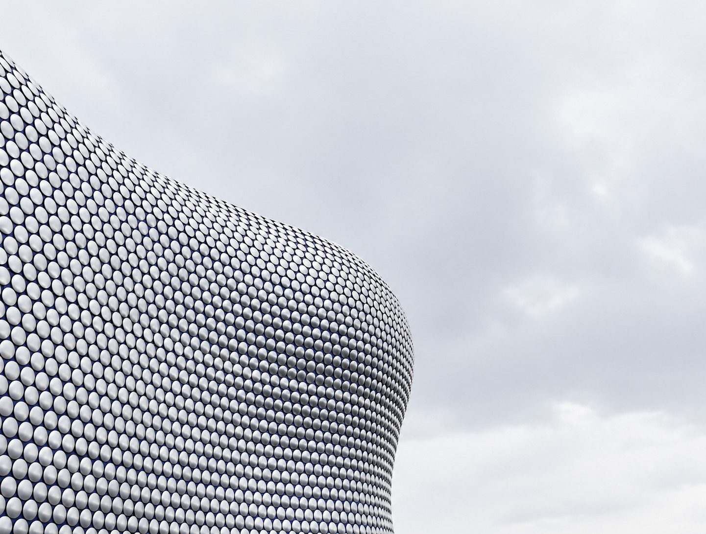 Sustainable modern building with an energy-efficient architectural façade