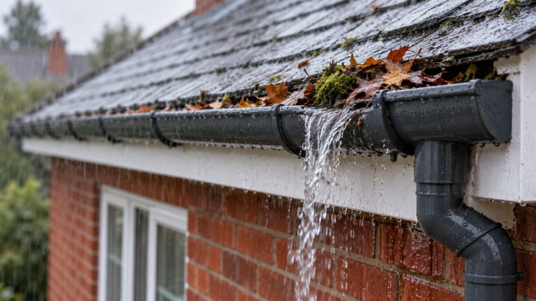 Gutters Overflowing in Heavy Rain? Causes and What to Check gutters overflowing in heavy rain