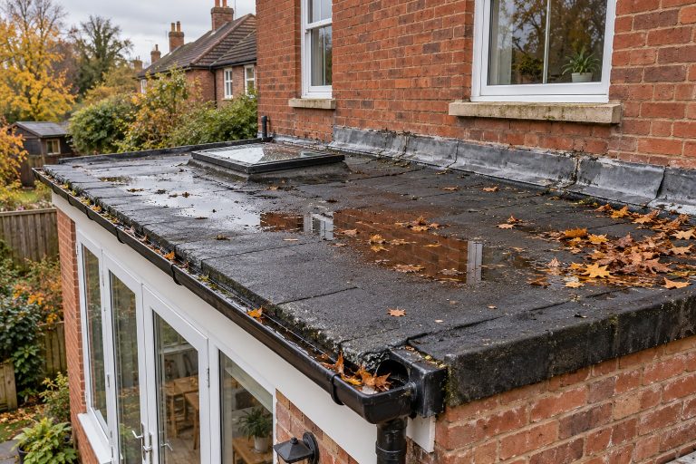 Flat roof leaks